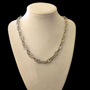 Ophelia Roe Silver Tone Link Necklace - NEW